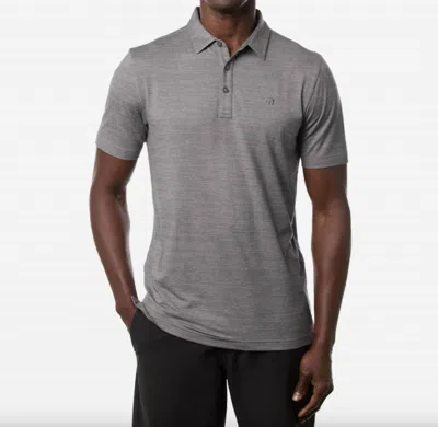 Travismathew Heater Polo In Grey In Gray