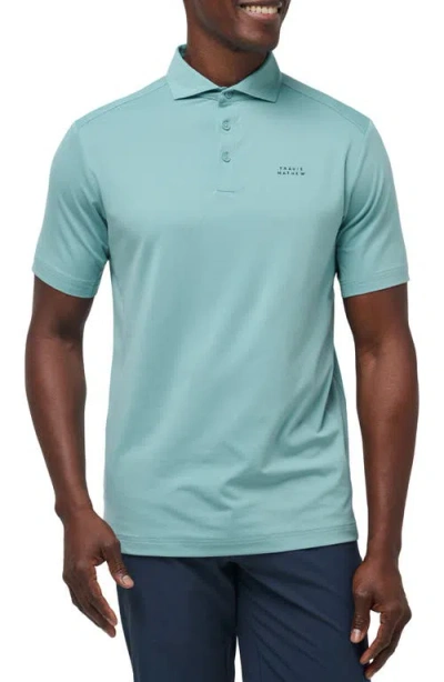 Travismathew Heater Pro Performance Golf Polo In Beige