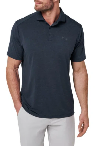 Travismathew Heater Pro Performance Golf Polo In Blue