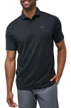 Travismathew Heater Pro Performance Golf Polo In Black