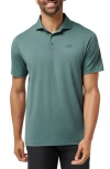 Travismathew Heater Pro Performance Golf Polo In Green