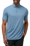 Travismathew Heater Pro Performance Golf Polo In Blue