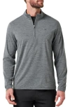 Travismathew Heater Pro Quarter Zip Pullover In Gray