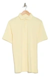 Travismathew Heater Pro Stretch Knit Polo In French Vanilla