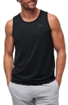 Travismathew Heater Pro Tank Top In Black