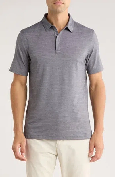 Travismathew Heathered Polo In Green