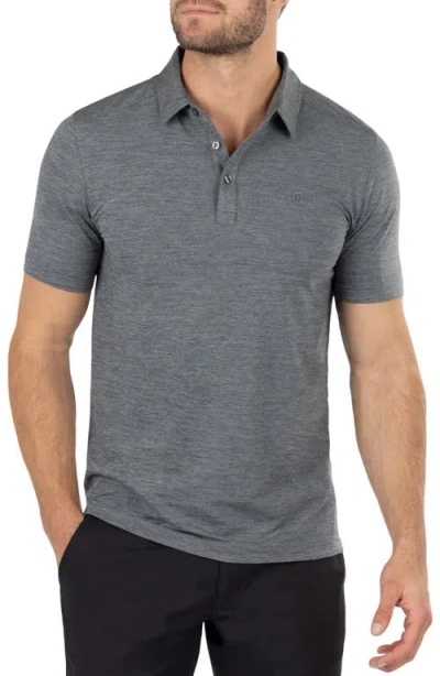 Travismathew Heating Up Polo In Heather Grey