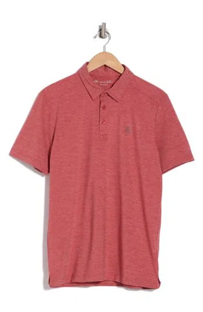Travismathew Heating Up Polo In Heather Scooter
