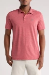Travismathew Heating Up Polo In Heather Scooter