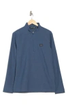 Travismathew Hello Tour Half-zip Pullover In Mood Indigo/vintage Indigo