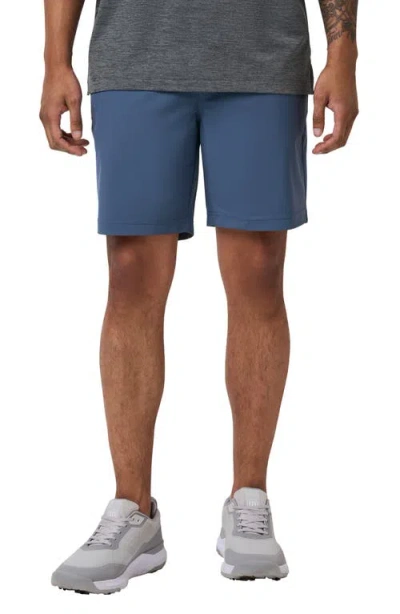 Travismathew Hero Hour Golf Shorts In Blue