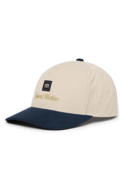 Travismathew Hidden Royalty Snapback Baseball Cap In Neutral