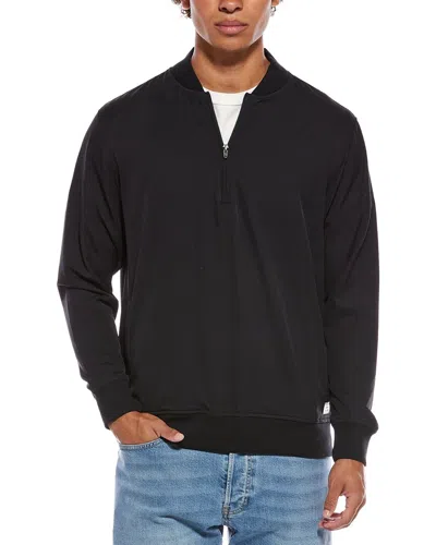 Travismathew Highway Men 1/4 Zip Pullover In Black