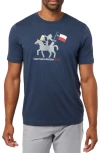 Travismathew Hoot & Hollar 2.0 Cotton Graphic T-shirt In Blue Nights