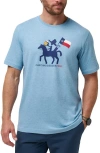 Travismathew Hoot & Hollar 2.0 Cotton Graphic T-shirt In Heather Allure