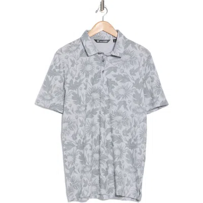 Travismathew I Can Explain Polo In Heather Light Grey