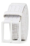 Travismathew Ice Pop 2.0 Belt In White/micro Chip