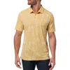 Travismathew Inbound Plane Cotton Blend Polo In Brown