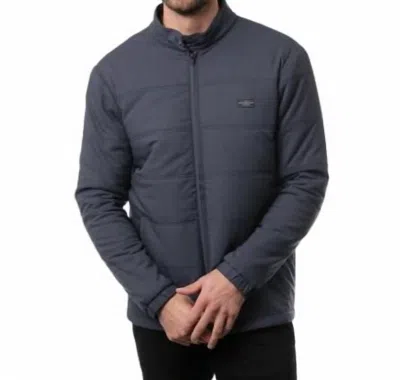 Travismathew Interlude Puffer Jacket In Mood Indigo In Blue