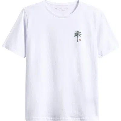 Travismathew Kids' Horizon Hideaway Graphic Tee In White