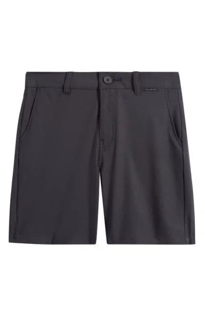 Travismathew Kids' Wanderlust Chino Shorts In Black