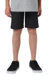 Travismathew Kids' Wanderlust Flat Front Stretch Shorts In Black