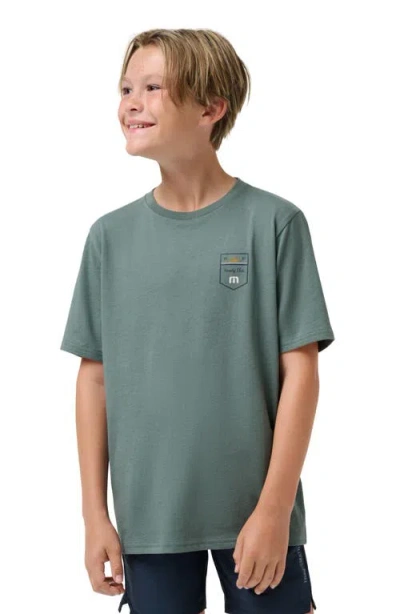 Travismathew Kids' Y Club Charm Graphic T-shirt In Blue