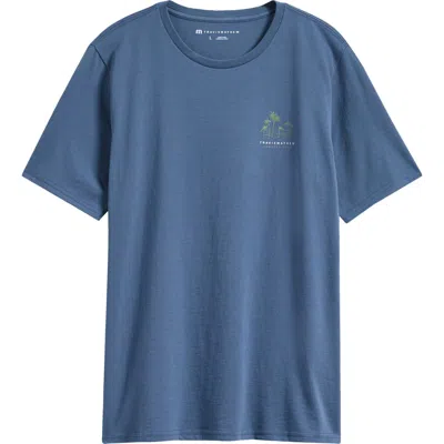 Travismathew Kids' Y Putt Hold My Calls Graphic T-shirt In Blue