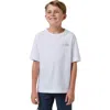 Travismathew Kids' Y Street Festival Cotton Graphic T-shirt In White
