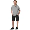 Travismathew Kids' Y The Heater Polo In Gray