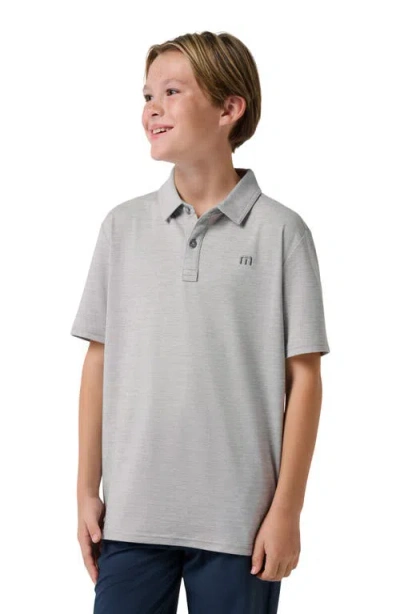 Travismathew Kids' Y The Heater Polo In Gray