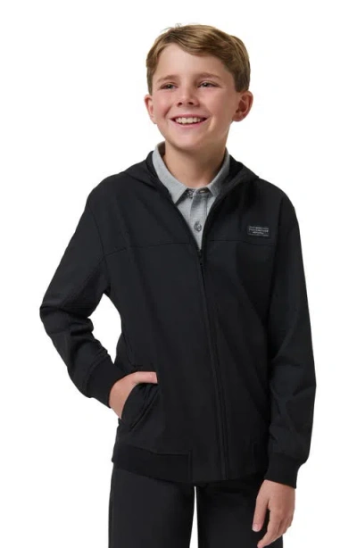 Travismathew Kids' Y Wanderlust Hooded Jacket In Black