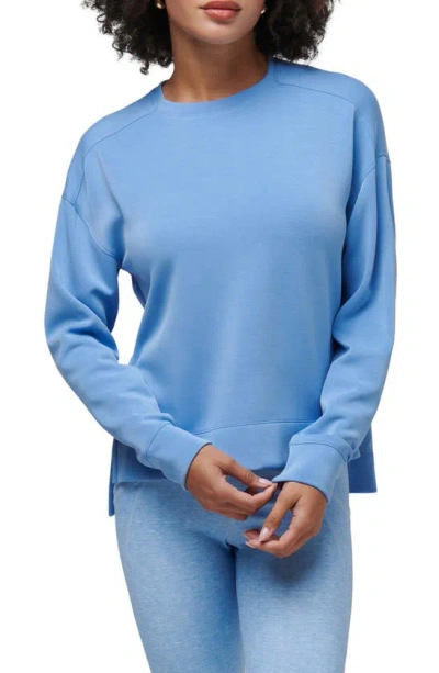 Travismathew Lacewings Crewneck Sweatshirt In Blue