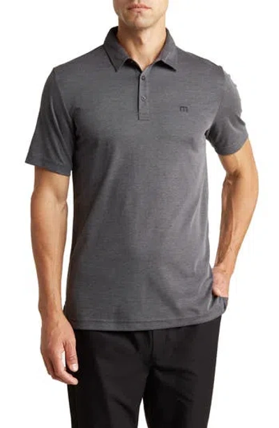 Travismathew Langley Polo Shirt In Gray