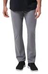 Travismathew Legacy Stretchknit Flat Front Chinos In Quiet Shade