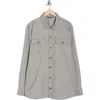 Travismathew Lifestyle Shift Long Sleeve Button-up Shirt In Gray