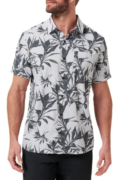 Travismathew Light Map Short Sleeve Button-up Shirt In Multi