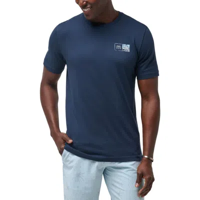 Travismathew Lighthouse Rock Graphic T-shirt In Blue