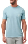 Travismathew Local Favorite Patch Pocket Graphic T-shirt In Blue
