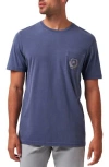 Travismathew Local Favorite Patch Pocket Graphic T-shirt In Blue