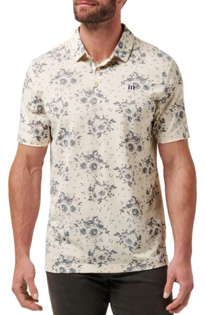 Travismathew Local Forecast Cotton Blend Polo In White