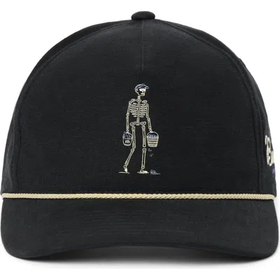 Travismathew Lost Buckets Snapback Baseball Hat In Black