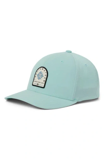Travismathew Loyalty Points Baseball Cap In Eggshell Blue