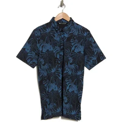 Travismathew Mainlanders Cotton Blend Polo In Black