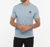 Travismathew Make The Drop T-shirt In Ash Blue In Multi