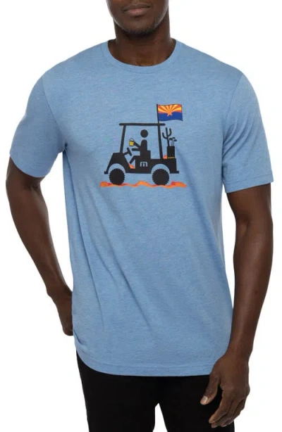 Travismathew Man Of The Desert Cotton Graphic T-shirt In Heather Allure