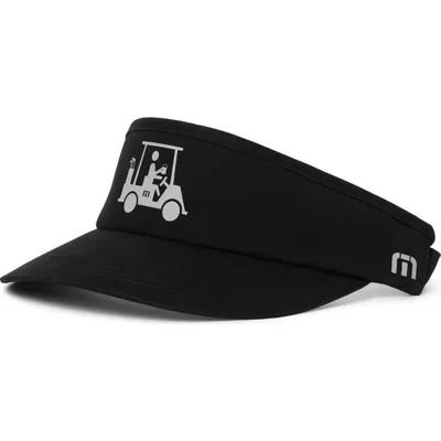 Travismathew Mapes Golf Visor In Black