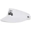 Travismathew Mapes Golf Visor In White
