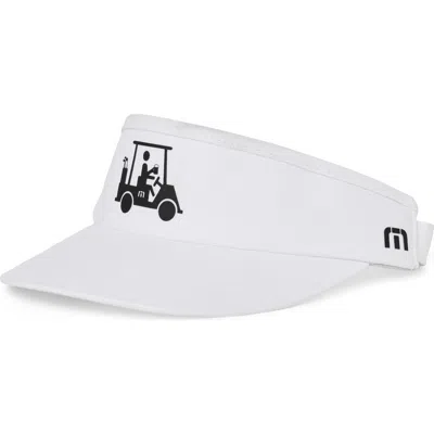 Travismathew Mapes Golf Visor In White