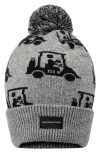 Travismathew Mapes Pompom Beanie In Heather Grey